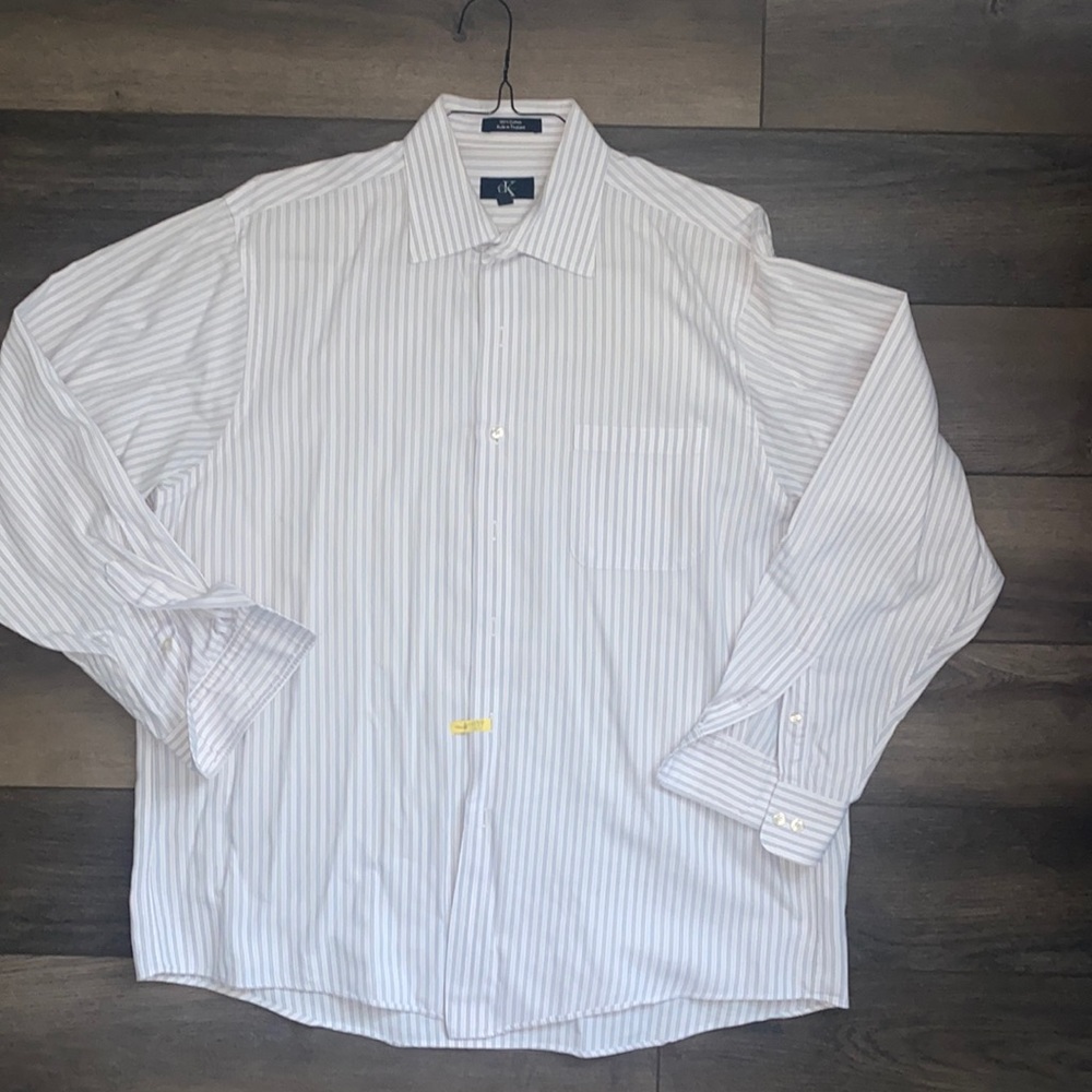 Men’s Calvin Klein dress shirt, size 17